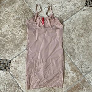 Spanx Open Bust Mid Thigh Compression Suit